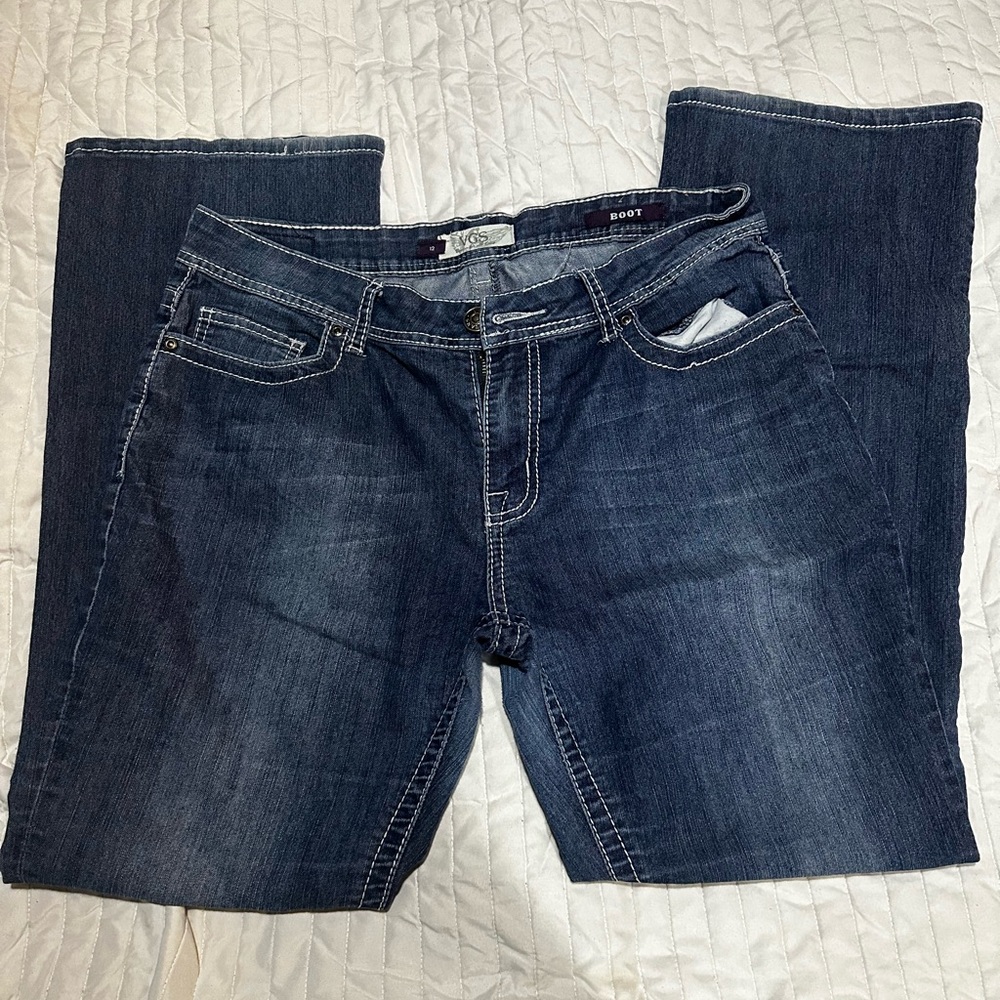 VGS Women's Boot Cut Blue Jeans